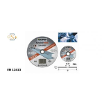 DISCHI ABBRASIVI TAGLIO ACCIAIO INOX D.115 MM.1,6 PZ.5+1