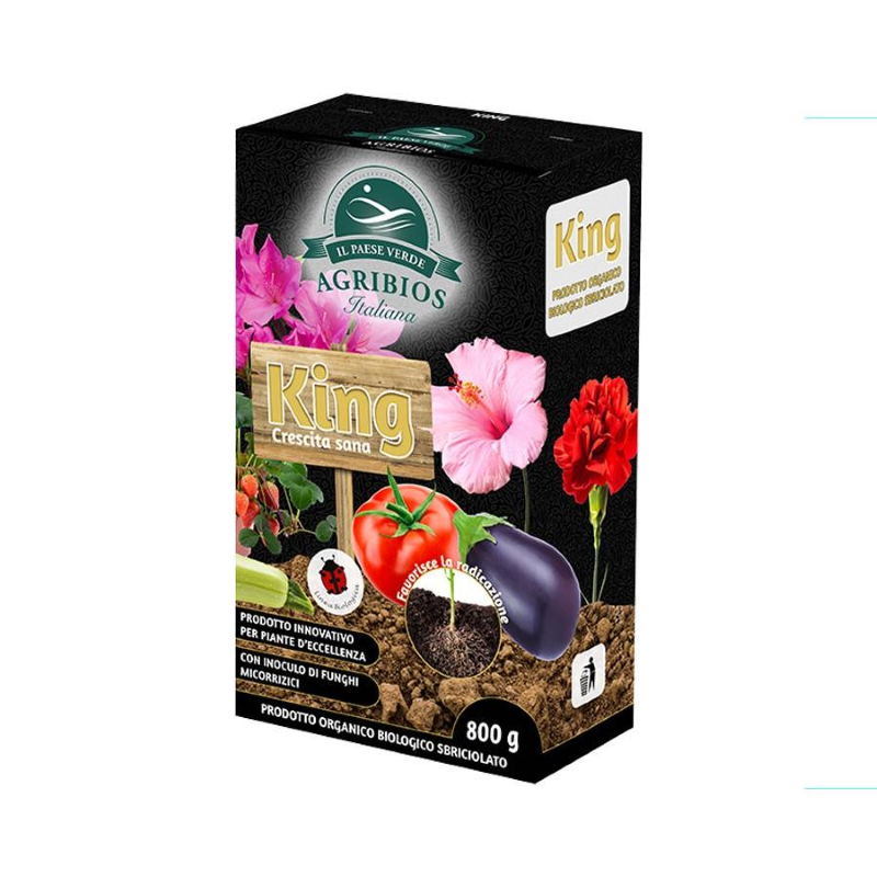 CONCIME GRANULARE KING CRESCITA SANA AGRIBIOS G.800