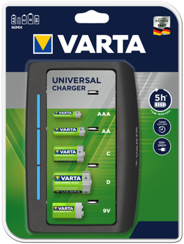 CARICABATTERIE UNIVERSAL VARTA