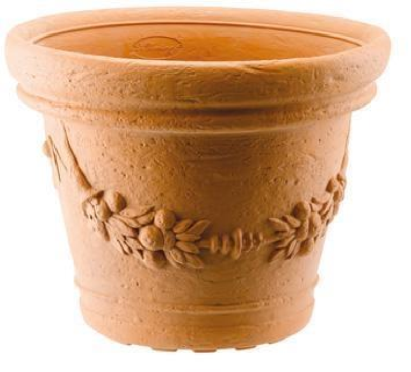 VASO TONDO ELIOS FESTONATO CM.35 H.28 DI MARTINO