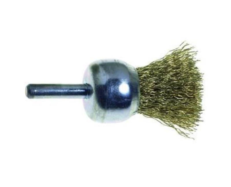 SPAZZOLA A PENNELLO ACCIAIO MM.25 CON GAMBO