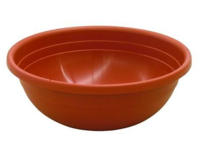 CIOTOLA CLIVIA D.30X12 PLASTICA TERR.COTTA ICS