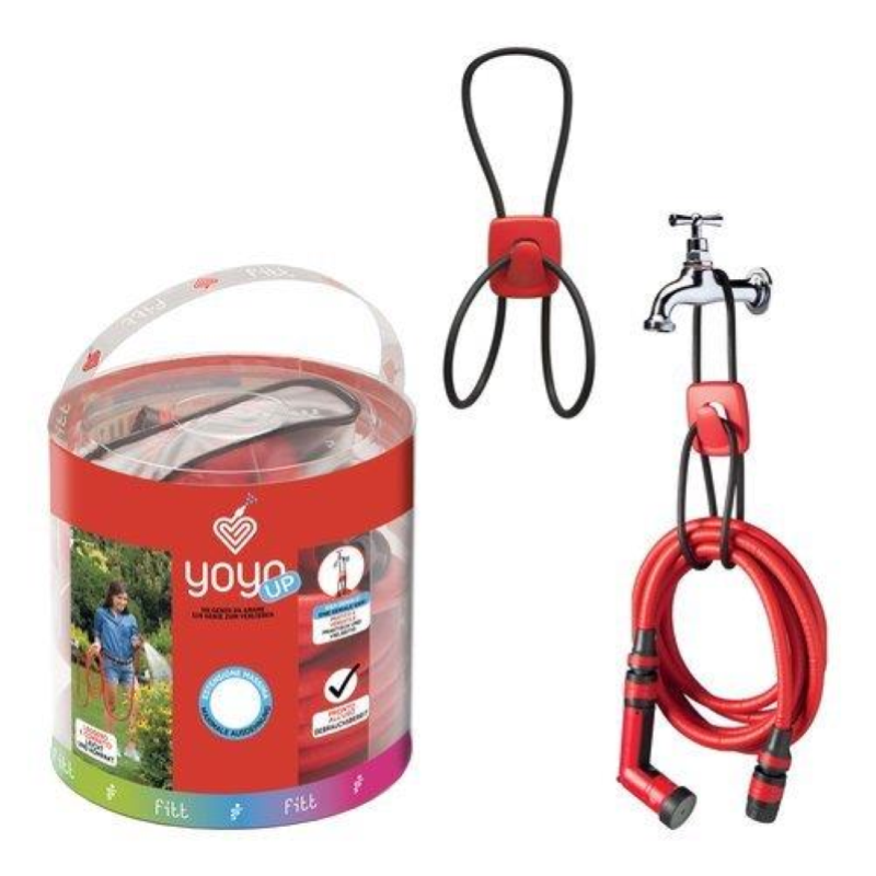 TUBO ESTENSIBILE YOYO MT.15 CON RACCORDI, PISTOLA E SELLA PORTATUBO