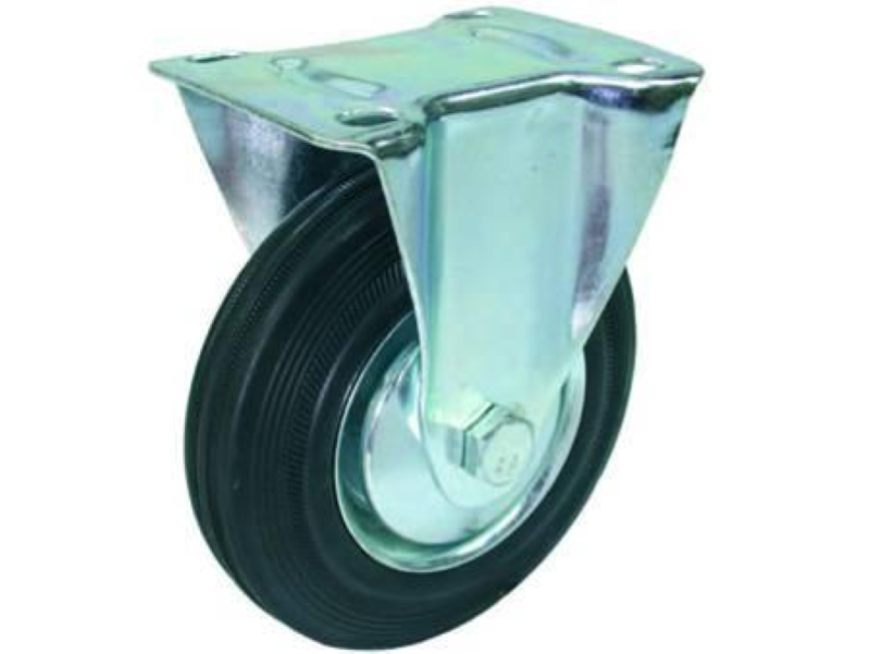 RUOTA INDUSTRIALE BASE FISSA D.100 PIASTRA 100X80