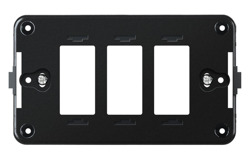SUPPORTO NERO TONDO 3P ECL99TP