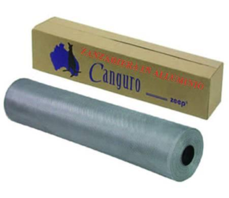 ZANZARIERA IN ALLUMINIO EXTRA- maglia 18/14 - cm.100 x mt.30,5