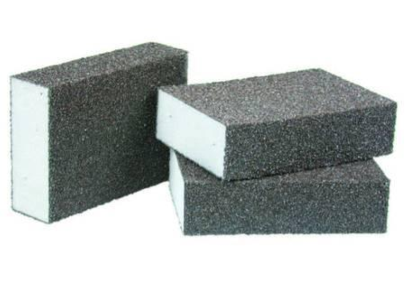 SPUGNE ABRASIVE A SAPONETTA - grana grossa 60 - mm.100x66x26h.