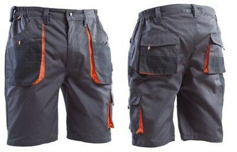 BERMUDA LIBERTY GRIGIO/ARANCIO 6 TASCHE TG.XL