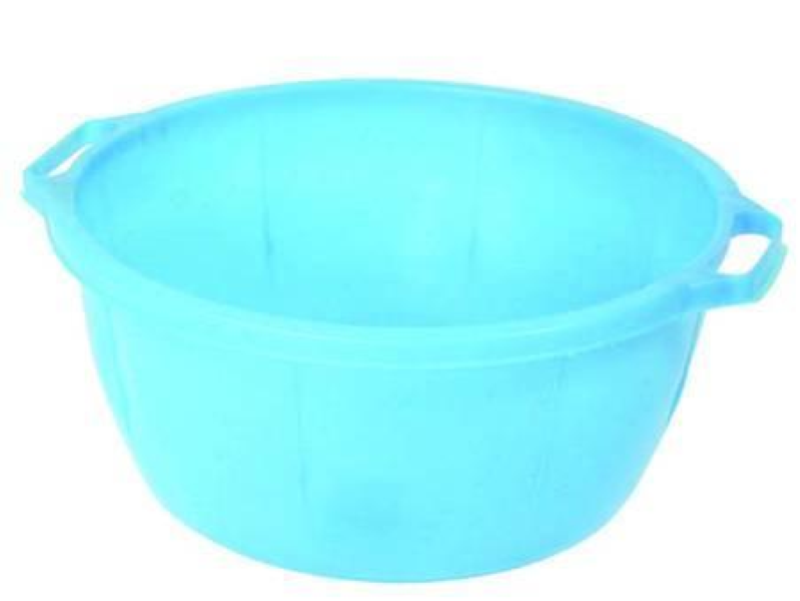 BACINELLA TONDA CON MANICI-cm.45x20 da lt.25