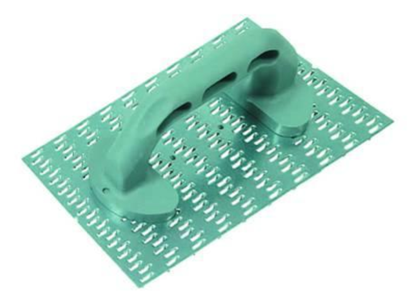 RASCHIATORE A DENTI DI LUPO PER INTONACO - cm.25,3x15,5