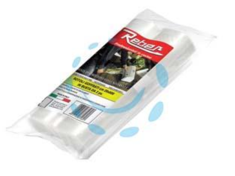 BUSTE SOTTOVUOTO PER ALIMENTI IN ROTOLO- cm.20x6 metri