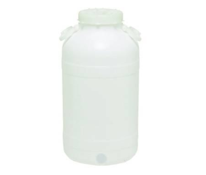 FUSTINO PLASTICA BOCCA LARGA -  lt.50 - bocca ø cm.25 - misure ø cm.37X62H.