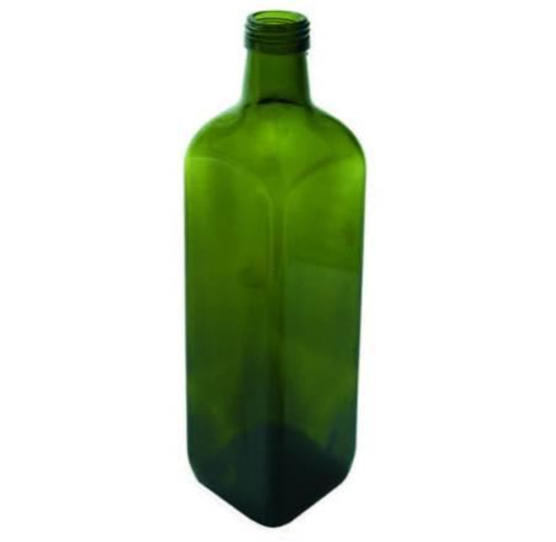 BOTTIGLIA OLIO QUADRATA VERDE LT.0,25