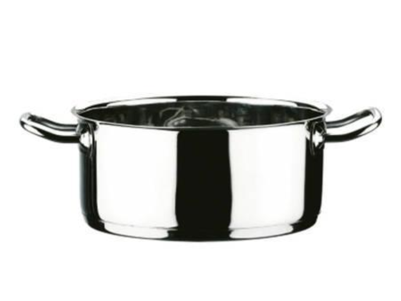 CASSERUOLA 2 MANICI "DAILY PLUS" IN ACCIAIO INOX 18/10- cm.20