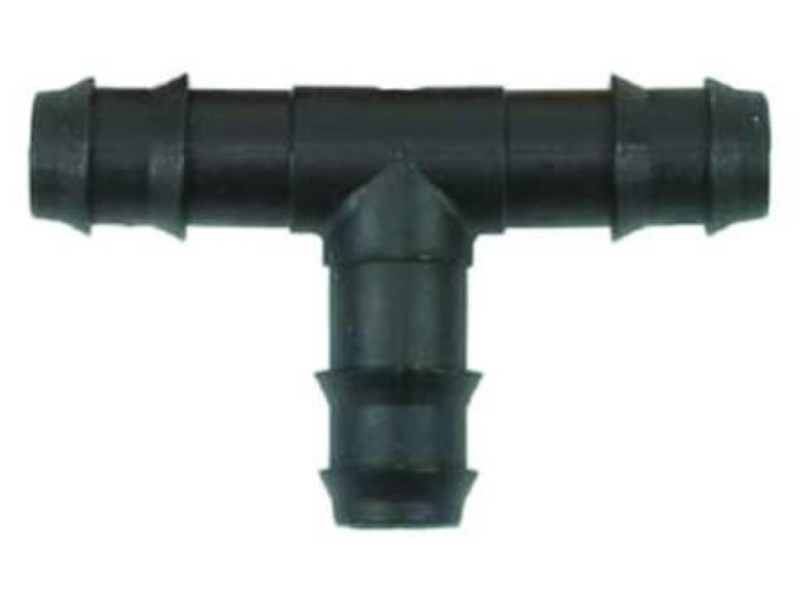 RACCORDO PORTAGOMMA A "TI" IN POLIPROPILENE MM.20