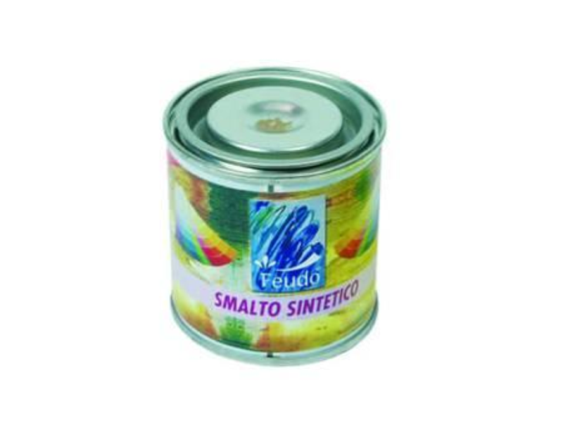 SMALTO SINTETICO LUCIDO (LACK 82)- ml.125 giallo melone RAL 1028