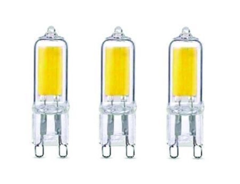 LAMPADA LED BISPINA G9 SET 3 PEZZI- G9 - 2,0W (25)  2700°K - 200 LUMEN  240°