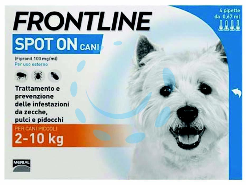 FRONTLINE SPOT-ON PER CANI PICCOLI CUCCIOLI - in confezione da 4 pipette