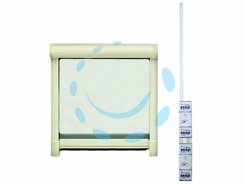 ZANZARIERA KIT A MOLLA FRIZIONATA COLORE BIANCO cm.120x170h.