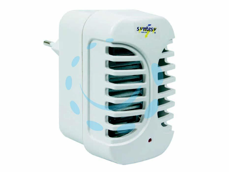 STERMINATORE MINI CON LUCE A LED PER ZANZARE- mm.55x65x95h.