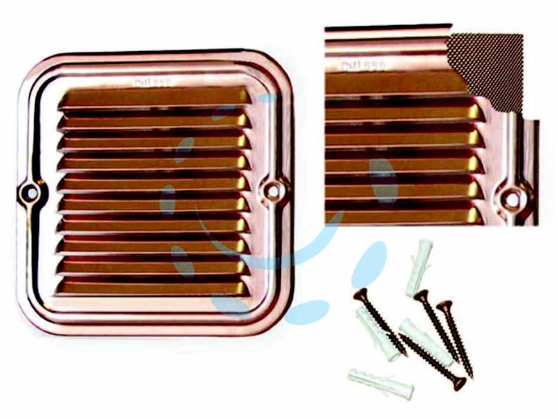 GRIGLIA AREAZIONE IN RAME - mm.140x250