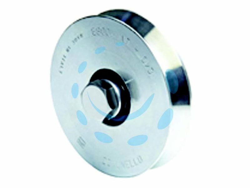 RUOTA PER CANCELLI A.300V - MM. 120 ZINC.