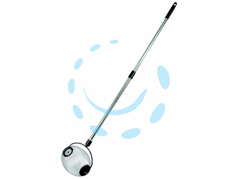 RACCOGLI OLIVE E NOCCIOLE CON MANICO TELESCOPICO CM.80-120