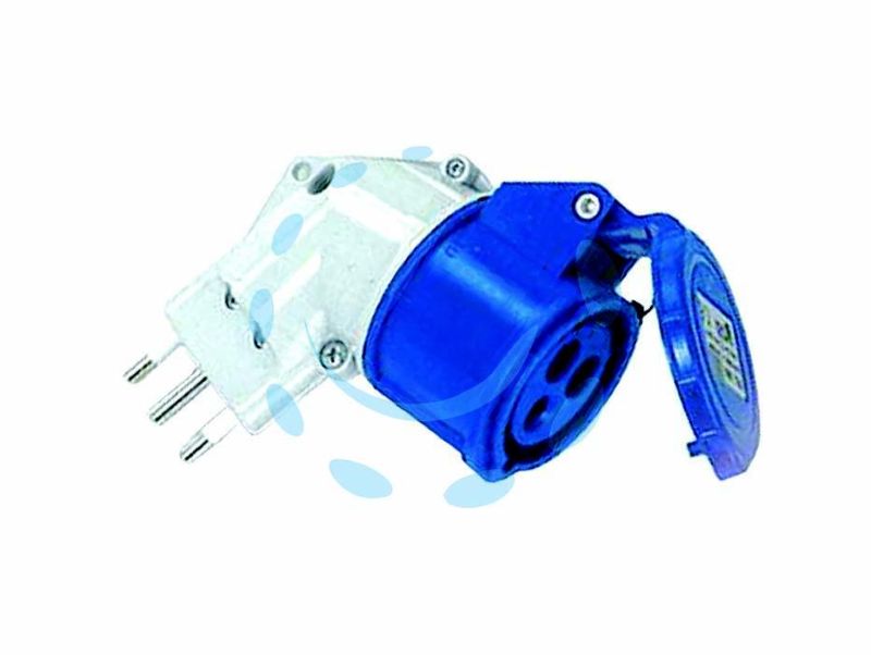 ADATTATORE SPINA CIVILE 16A / PRESA BLU