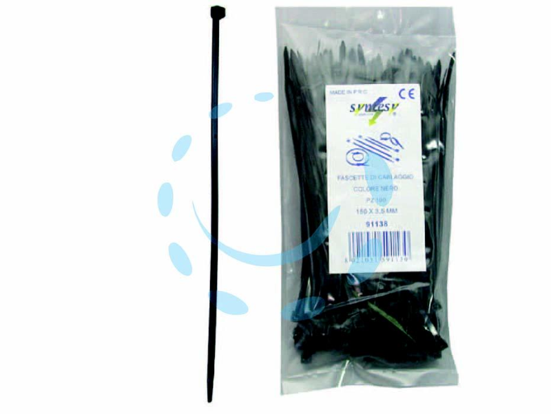 FASCETTE NYLON 250X7,6 NERO