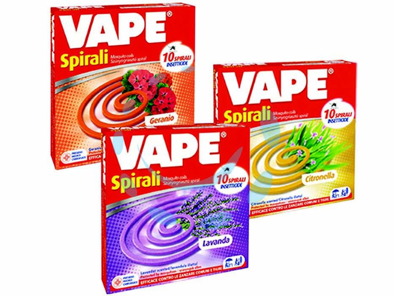 VAPE SPIRALI PROFUMAT.ASSORT. PZ 10
