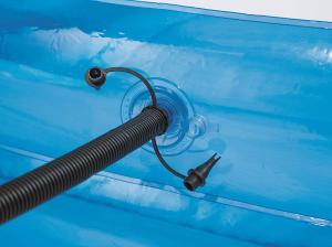 PISCINA "FAMILY" GONFIABILE RETTANGOLARE 2 ANELLI +3 ANNI - cm.305x183x46 - kg.6,55 (art.54150)