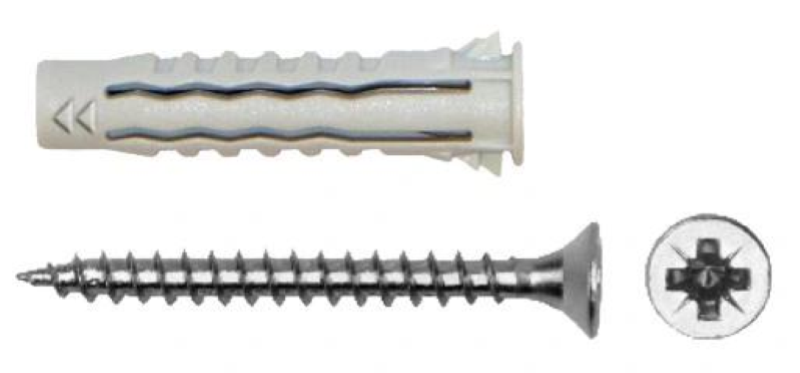 TASSELLO NYLON NCV 8X40 VITE TSP 5X50 NOBEX