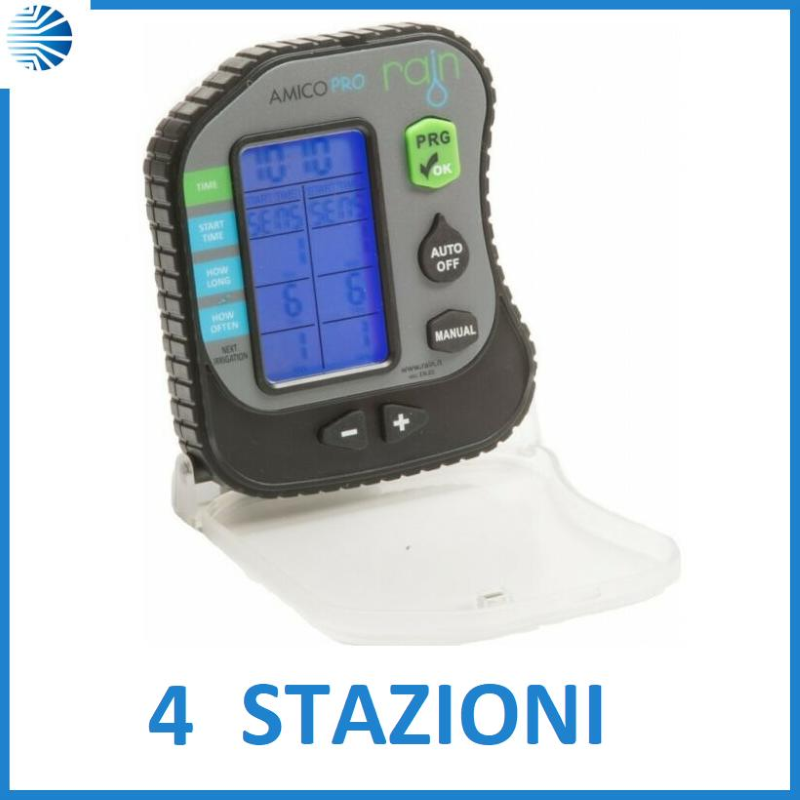CENTRALINA ELETTRONICA A BATTERIA RAIN AMICO PRO - 4 stazioni