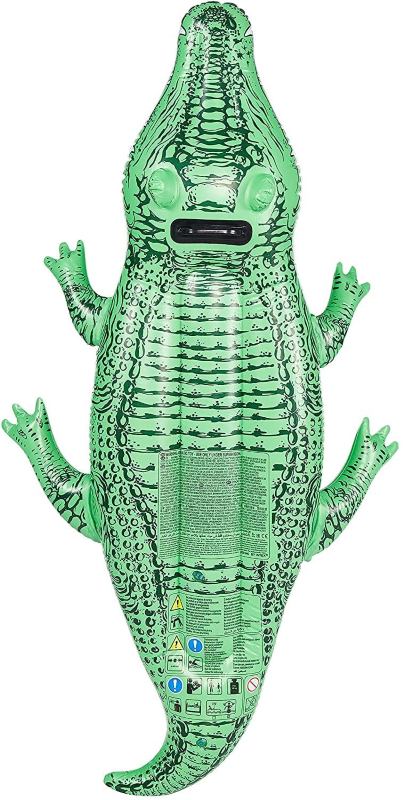 COCCODRILLO GONFIABILE CAVALCABILE +3 ANNI