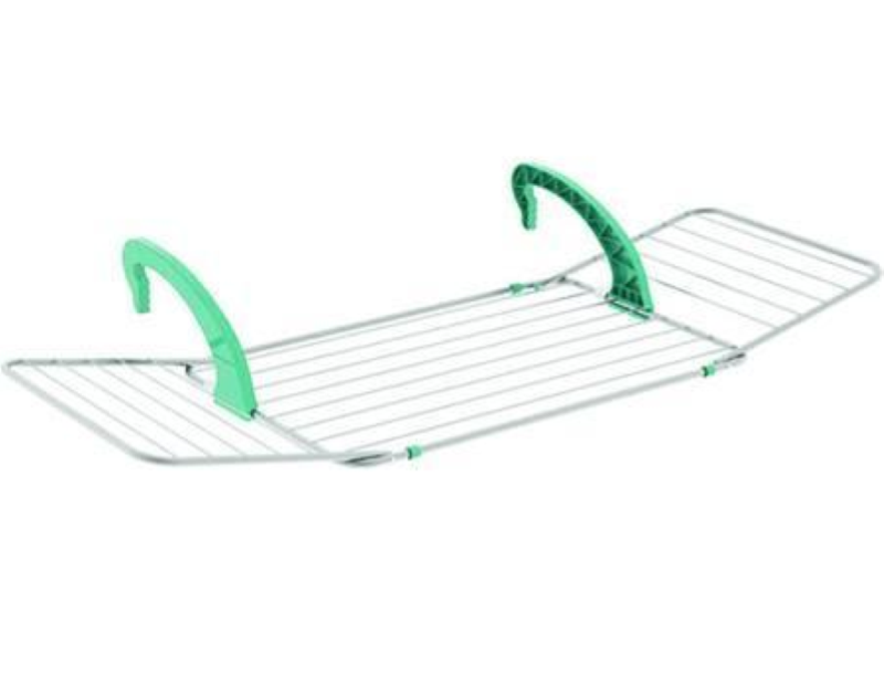 STENDIBIANCHERIA DA BALCONE BALCONY 18 ACCIAIO VERNICIATO MT.18 CM.55X109