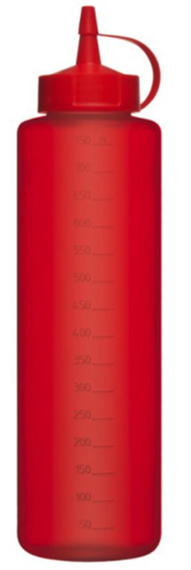 DOSATORE PER SALSE GRADUATO ML.750 ROSSO