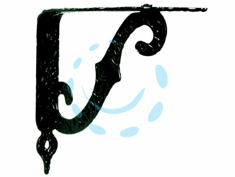 MENSOLA NERA BRACKETS CM.15X11 PZ.2