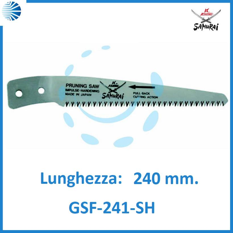 LAMA DRITTA PER SEGACCIO DI PRECISIONE - lama mm.240 (GSF-241-SH)