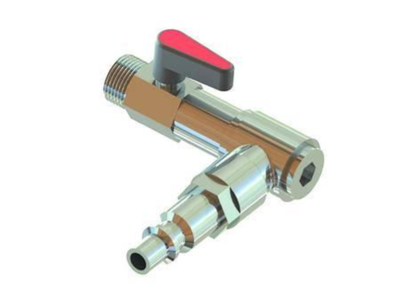 RUBINETTO DIRETTO A LEVA AIRI-R1 PER ASTA BACCHIATORE - kg.0,12