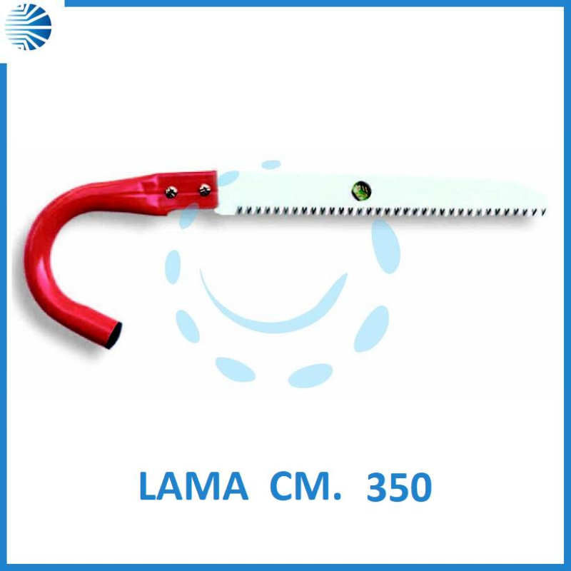 SEGACCIO PER POTARE CON MANICO A OMBRELLO DENTI CONTINUI - mm.350