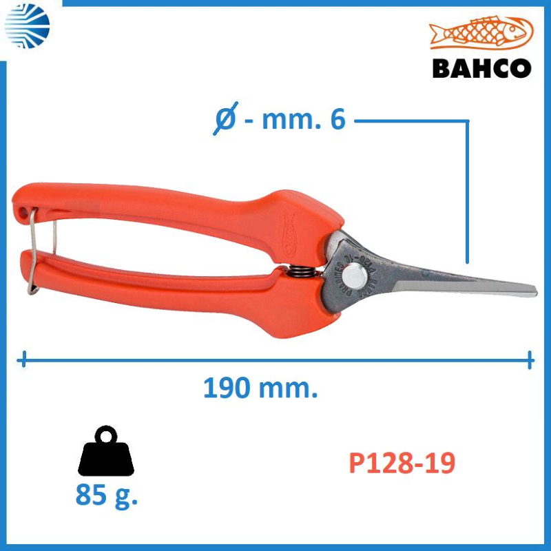 FORBICE PER RACCOLTA P 128 - cm.19 (P128-19)
