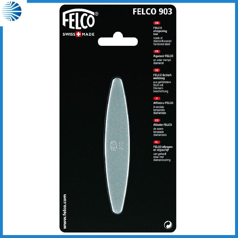 FELCO PIETRA AFFILA LAMA IN ACCIAIO DIAMANTATO - lunghezza cm.10 (art.F903)