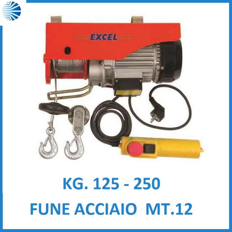 PARANCO ELETTRICO KG.125-250 500W CAVO MT.12