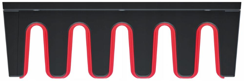 PORTAUTENSILI A MURO MULTIHOLDER KMH30 - mm.310x98x70h. - carico max. Kg.7