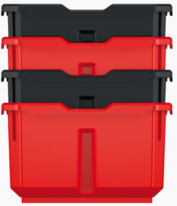 VASCHETTA PORTAMINUTERIA TITAN SET PEZZI 4 KTIS16 - mm.158x110x95h.