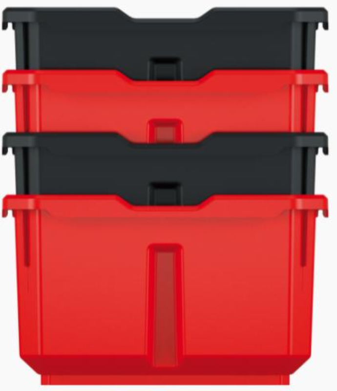 VASCHETTA PORTAMINUTERIA TITAN SET PEZZI 4 KTIS16 - mm.158x110x95h.