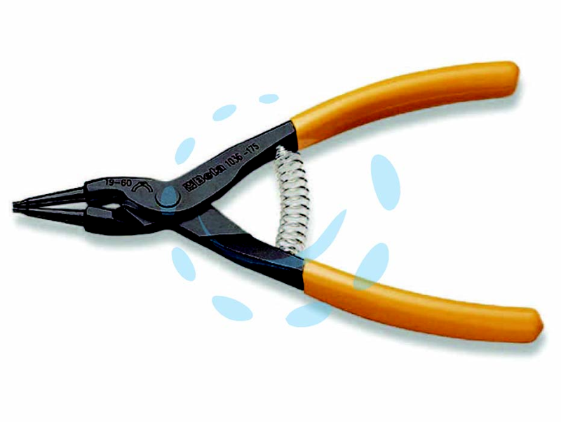 PINZA BECCHI DIRITTI PER ANELLI ART.1036 - mm.175