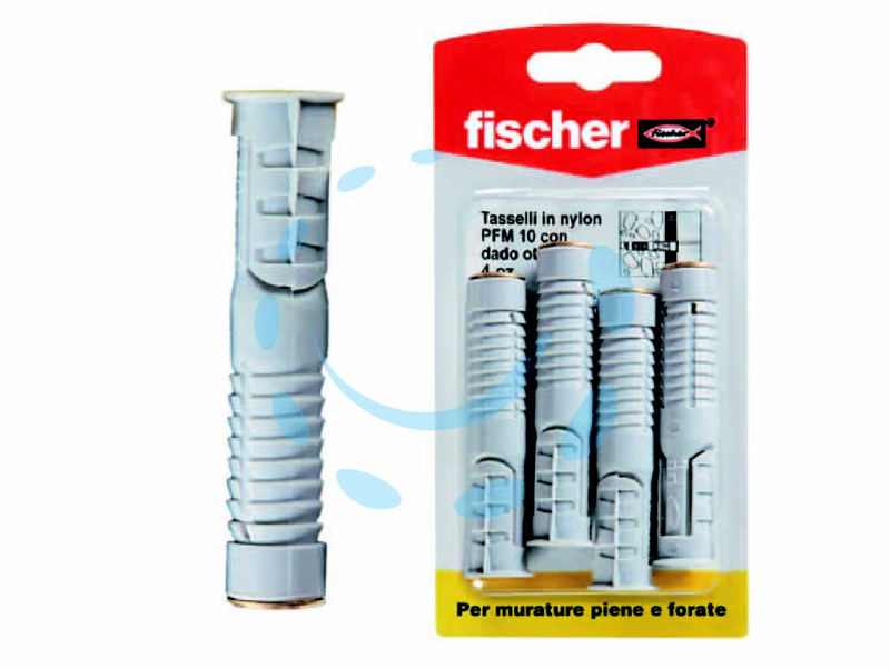 TASSELLI IN NYLON "PMF" RICAMBIO PER MENSOLE "CSB/CPF" - PFM 8K in blister da pz.4