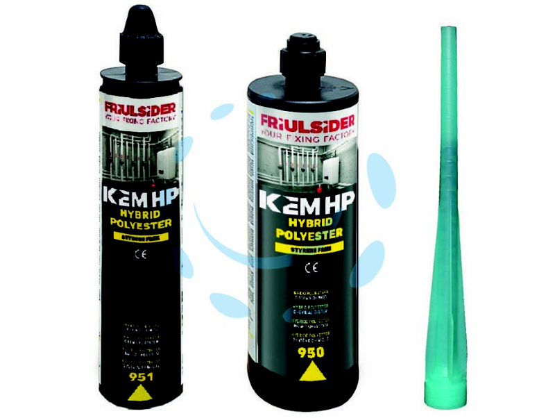 ANCORANTE CHIMICO RESINA POLIESTERE "KEM HP HYBRID" - ml.300 in cartuccia