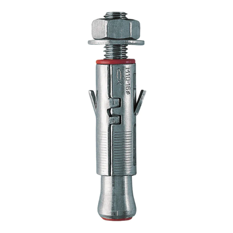 TASSELLO IN ACCIAIO ZINCATO CON BARRA FILETTATA SLM - 8 barra ø mm.8x75 tassello ø mm.14x50